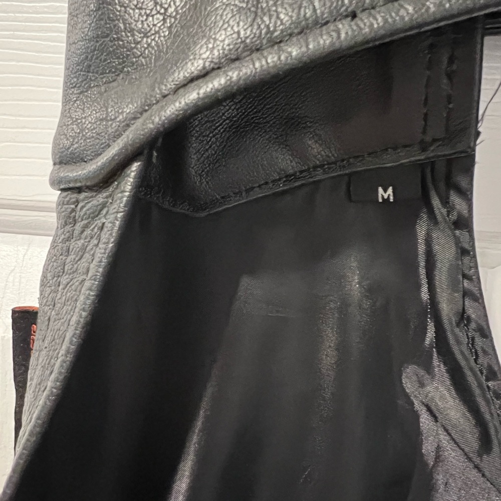 Black Leather Chaps By Interstate - image 4